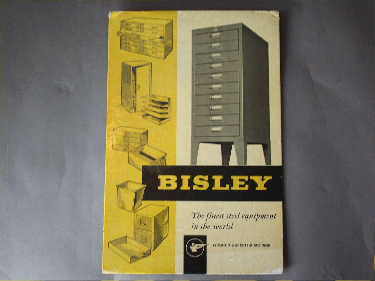 Advertising Sign For Bisley Steel Furniture