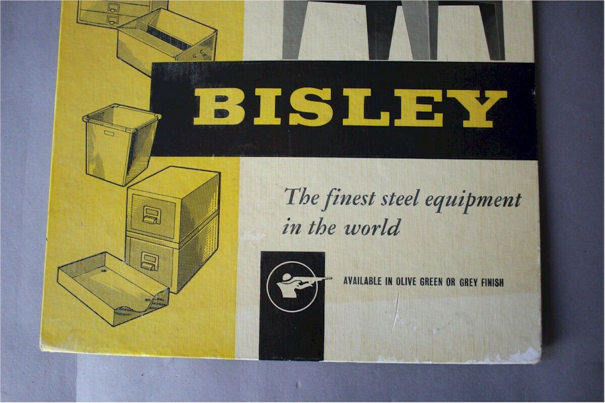 Advertising Sign For Bisley Steel Furniture photo furniture