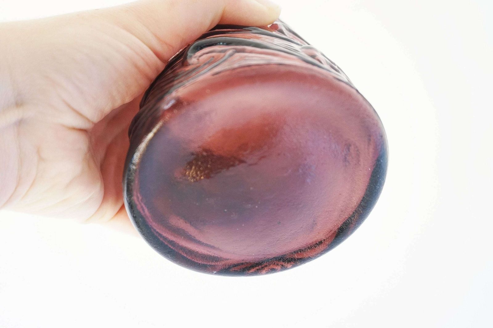 photo for sale Vintage Purple Empoli Italian Bottle Or Carafe