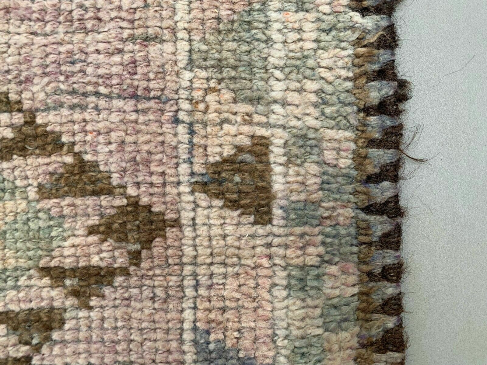 Vintage Turkish Tribal Runner 364x84 Cm Veg Dye Wool Rug Tribal, Handmade photo vinterior