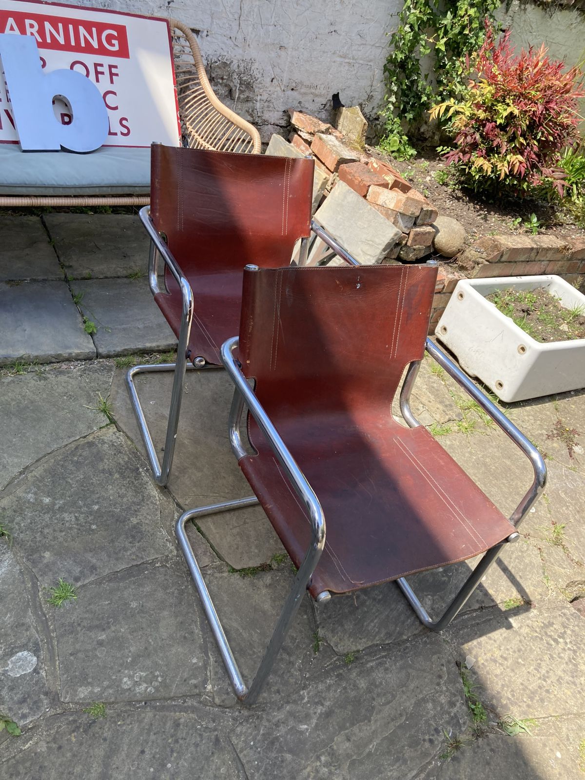 Bauhaus "Visitor" Chairs By Matteo Grassi, 1970s, Set Of 2 photo for sale