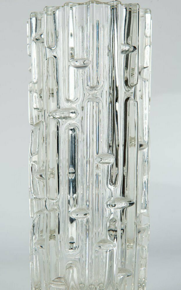 Mid Century Czech Glass Vase By Frantisek Vizner, 1960s photo for sale