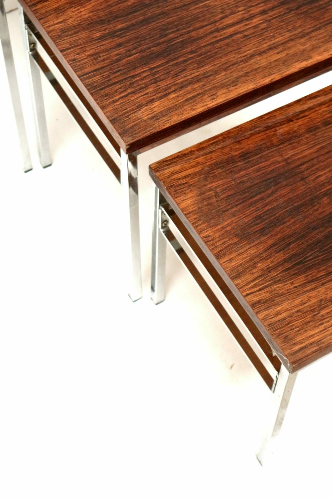 Vintage Mini Set / Set Of 3 Side Tables Made Of Rosewood From The 1960s photo buy