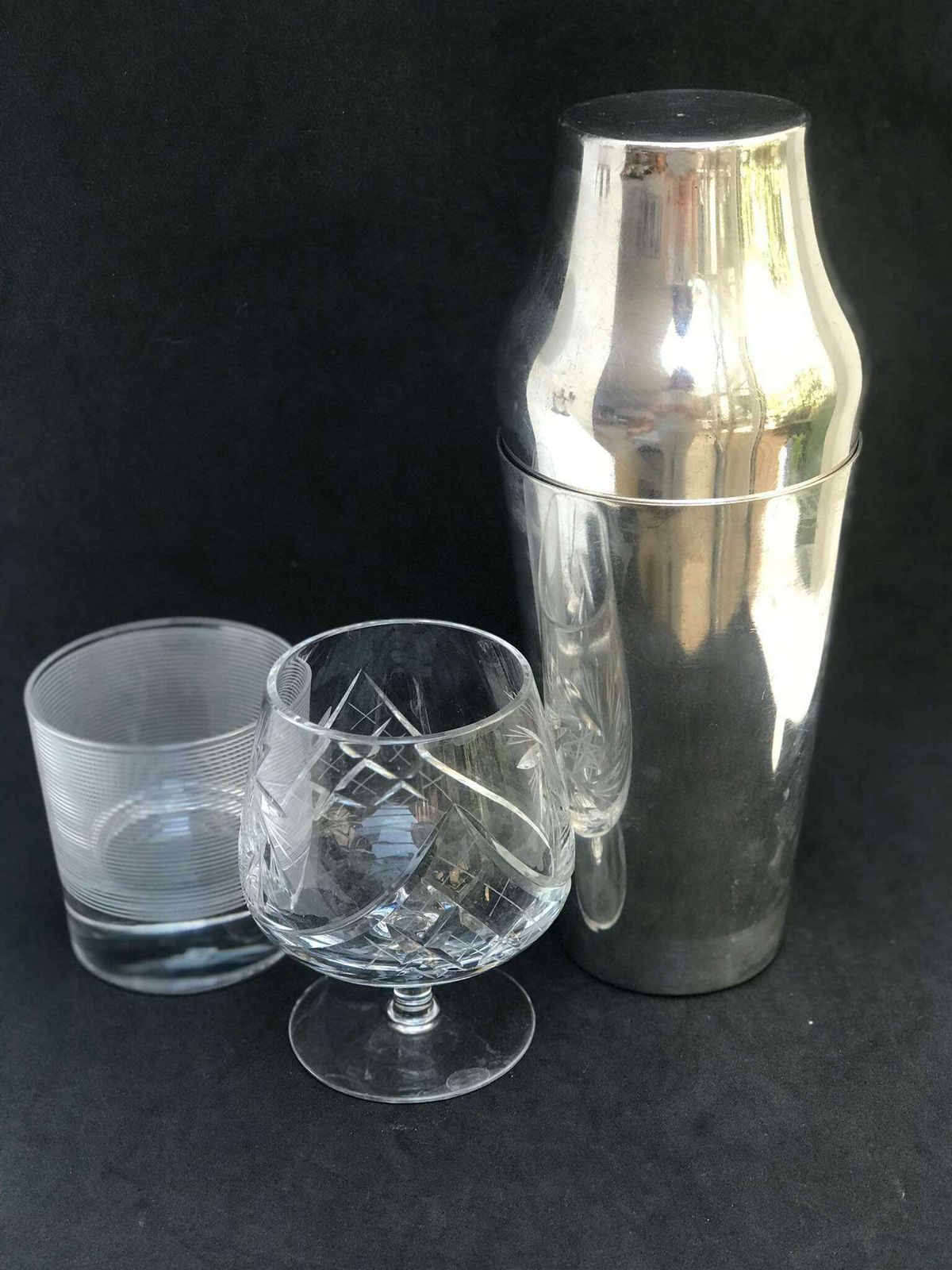 Cocktail Shaker Moderniste Art Deco Antique 1920s Silver Plated Bar Cart Decor Mixology Tool Gift For Him Gift For Dad Bar Decor photo for sale