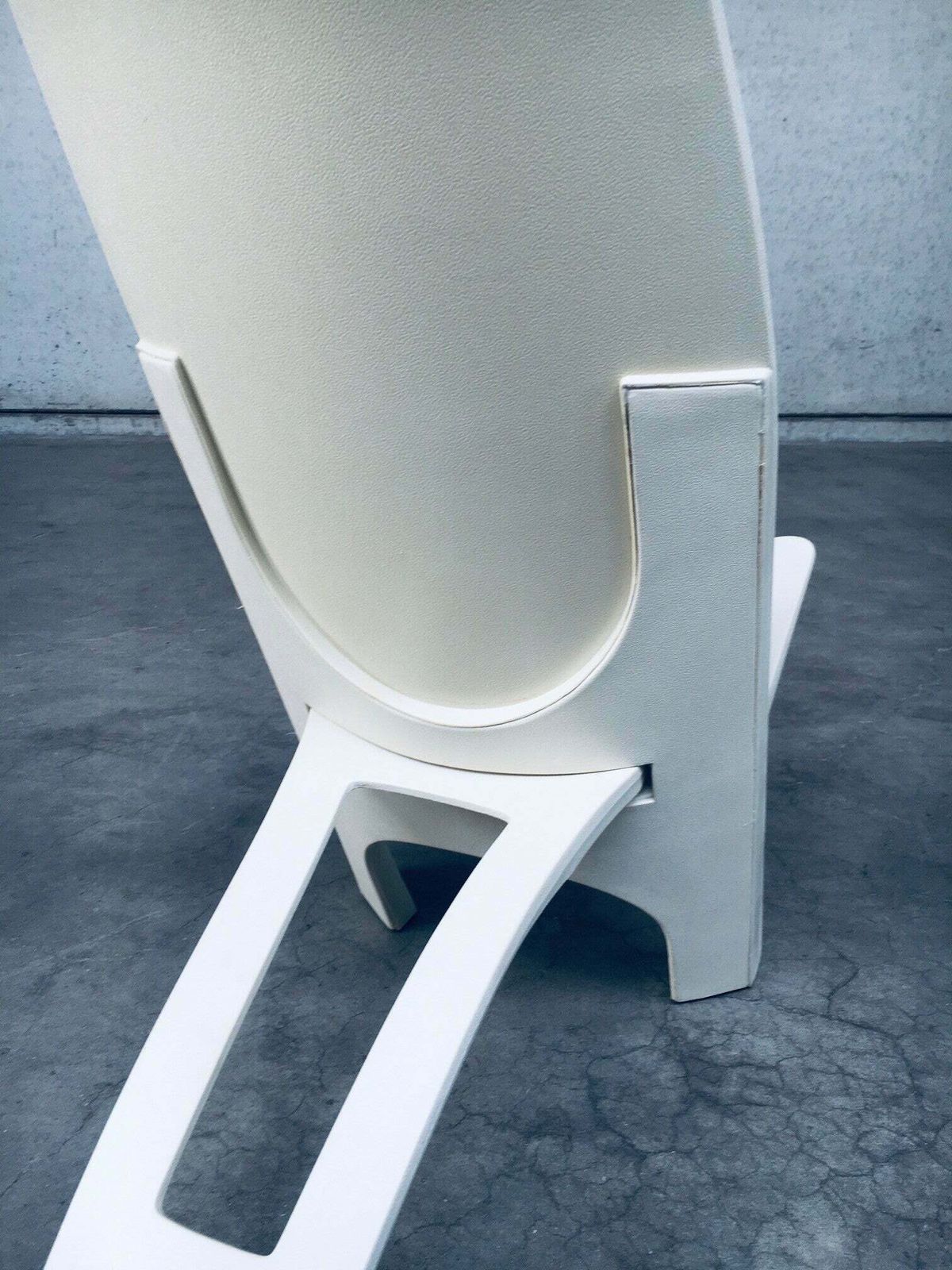 photo vintage Dutch Design Lounge Chair Set Door DR. B Schwarz Voor Demury
