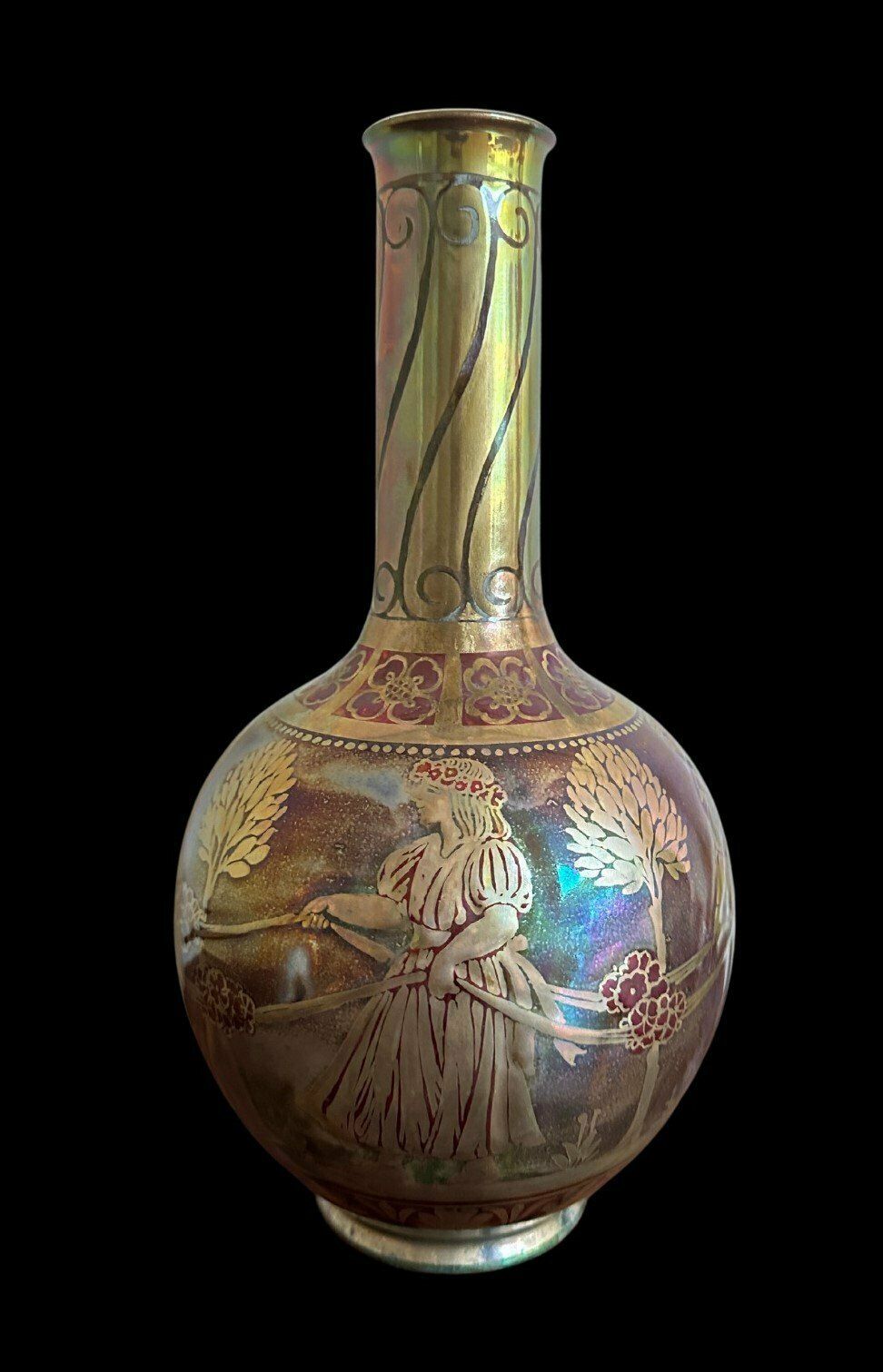 Pilkington's Lustre Vase, 1910s photo for sale
