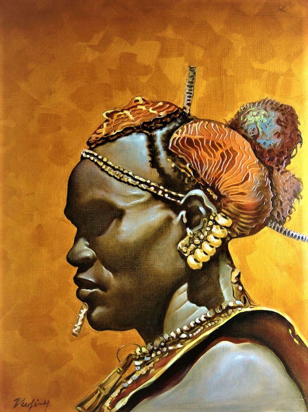 Vadim Kovalev Africa. Oil On Canvas,   2021