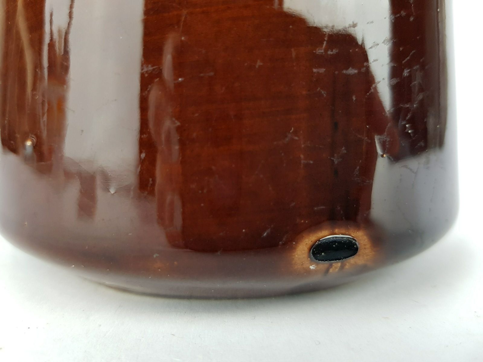 Vintage Brown And Red Scheurich Keramik Fat Lava Vase 205 32 West Geman Pottery photo for sale