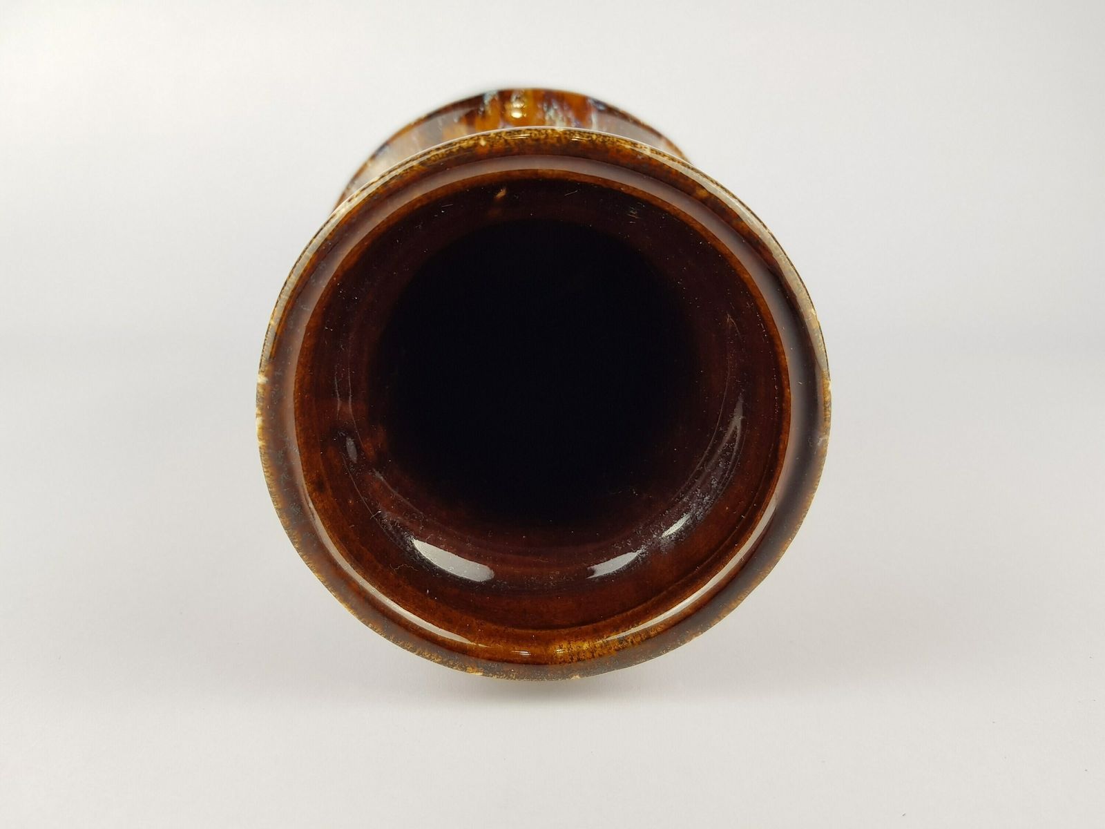 Vintage Brown Scheurich Keramik Fat Lava Vase 205 32 West Geman Pottery 1970s photo 76.0