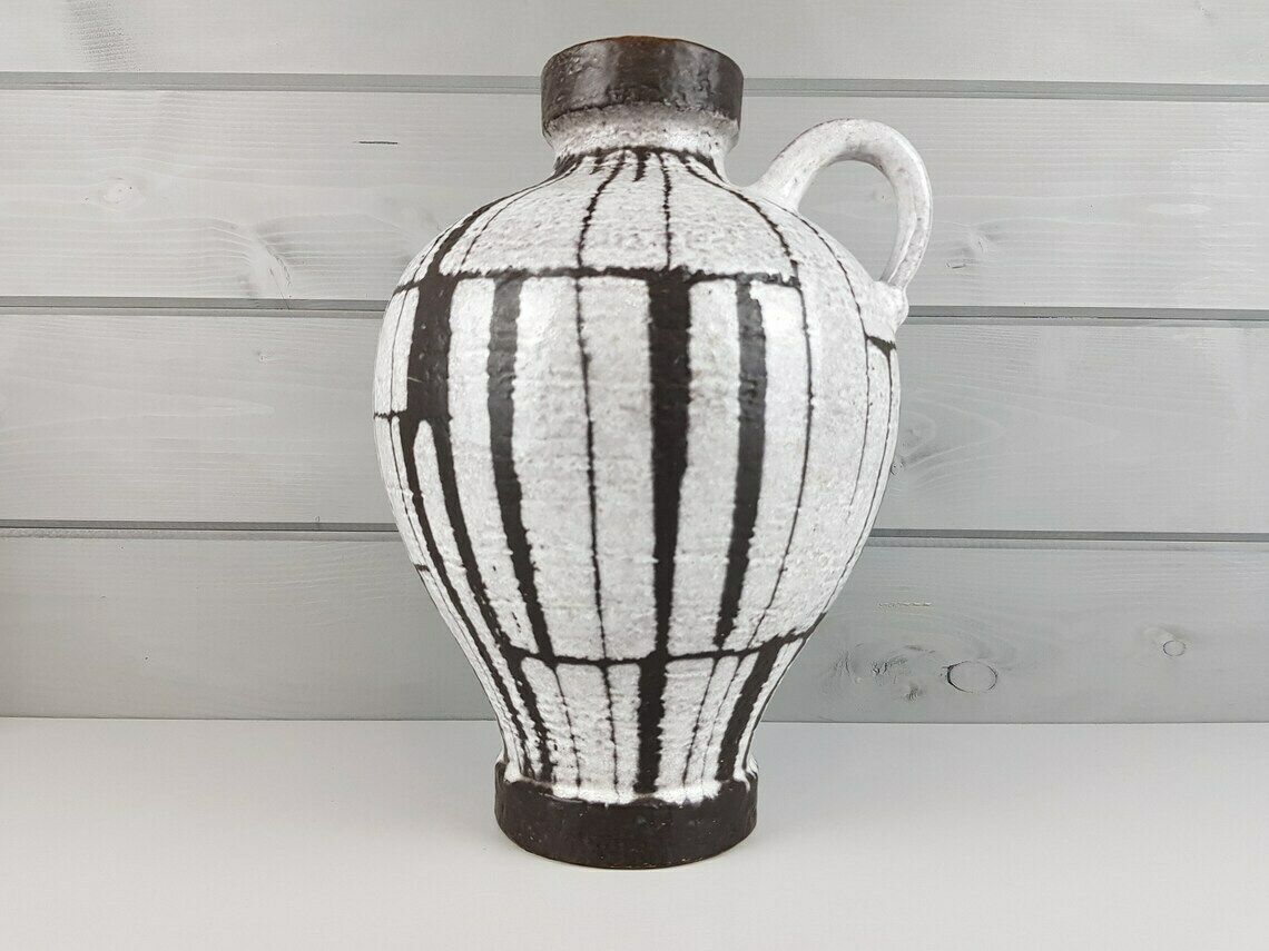 Vintage Carstens Keramik Island Serie Vase 228 34 By Gerda Heukeroth West German Pottery