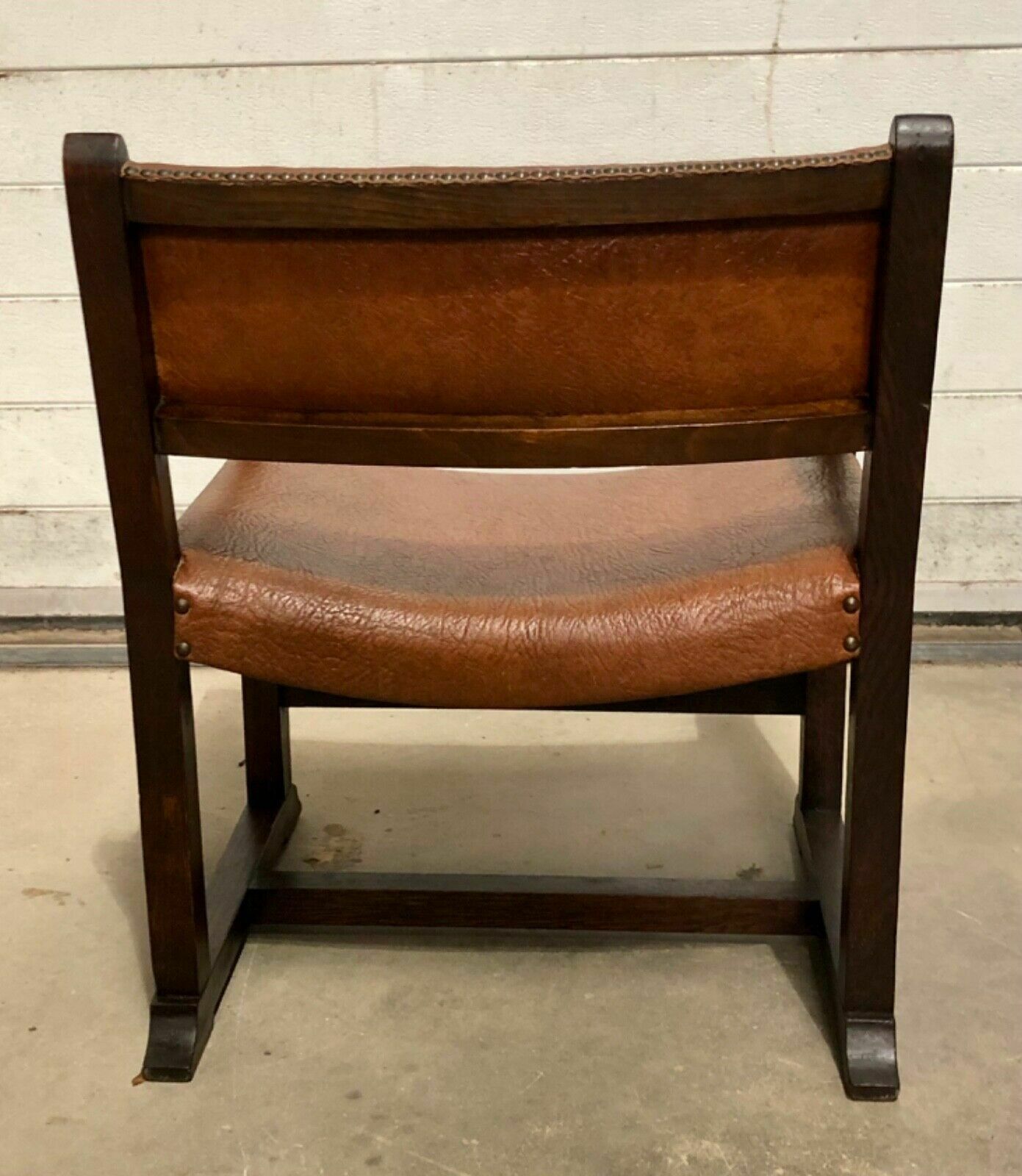 photo furniture Handsome Arts And Crafts Oak Nursing Chair / Childs Chair