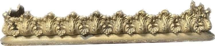 Beautiful French Gilt Bronze Fire Fender 19th Century