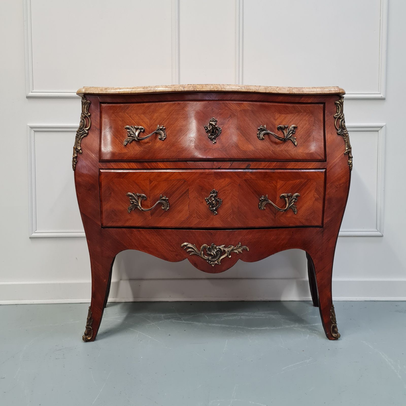 Antique French Commode With Marble Top C1920 photo furniture