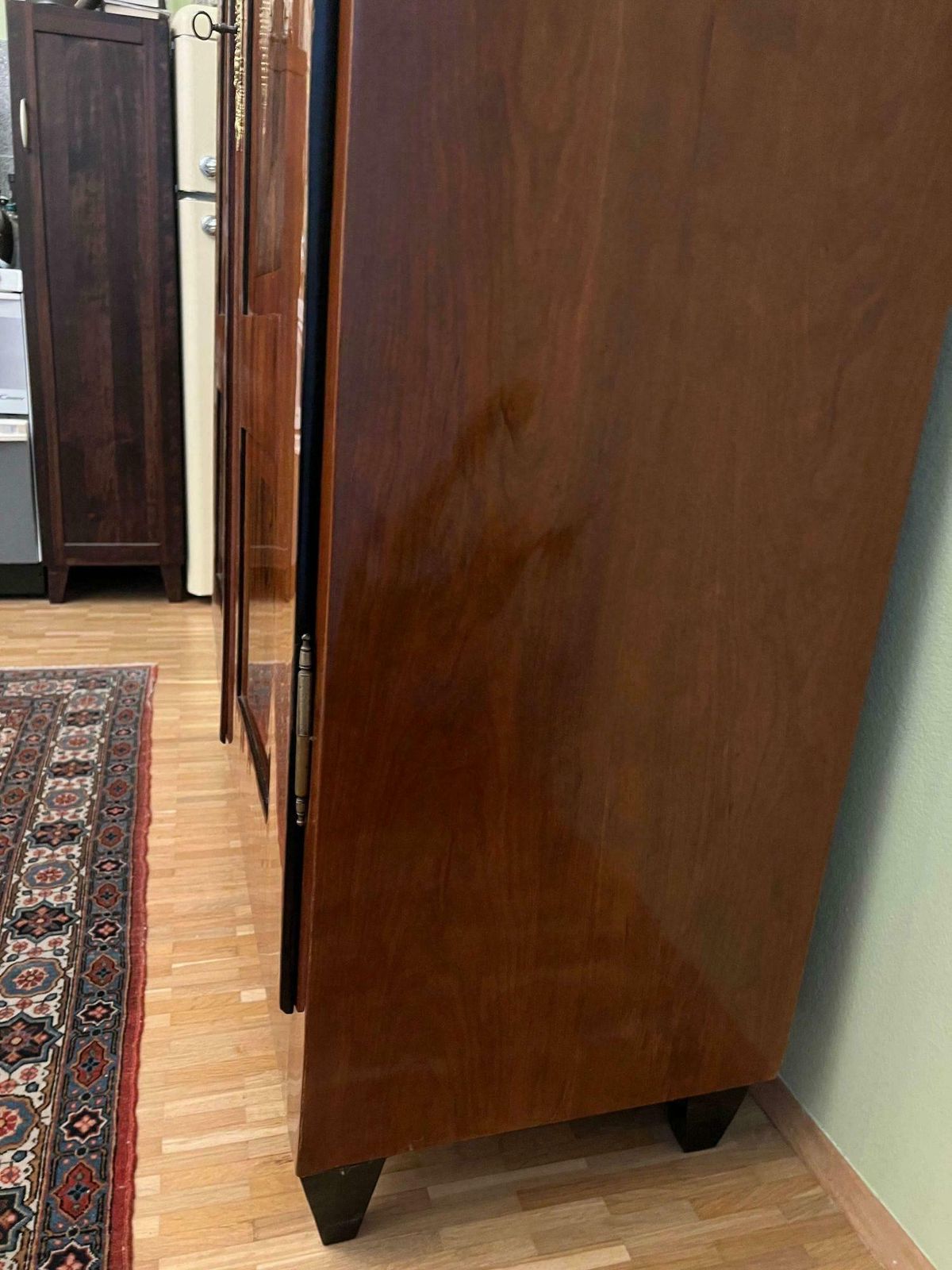 Biedermeier Armoire, Cherry, Walnut, Ebony, Brass, South Germany, Circa 1820 photo vinterior