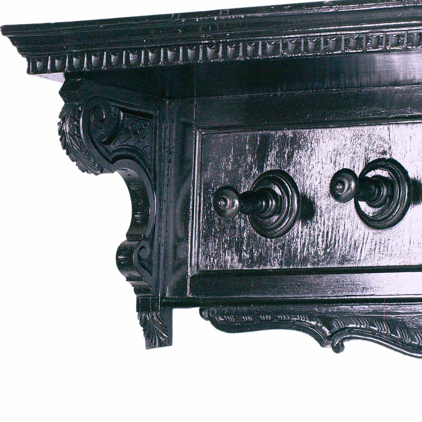 Early 1900s Carved Ebonized Walnut By Dini And Puccini Cascina Tuscany Italy photo 2800.0