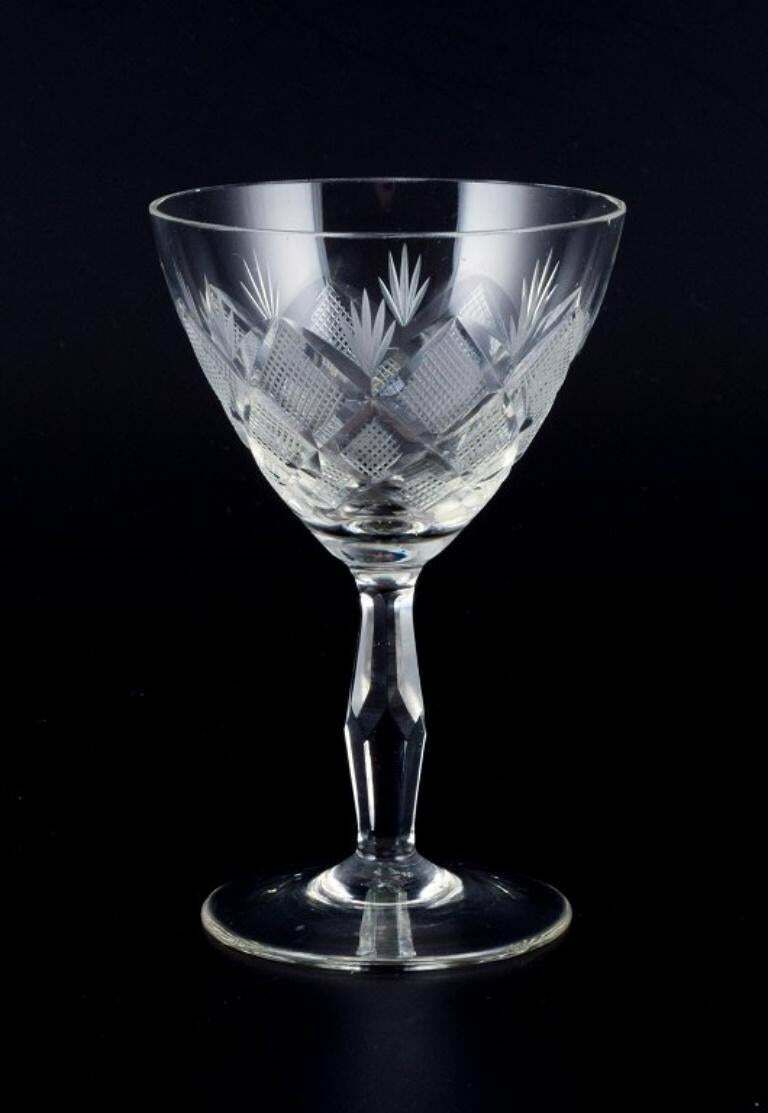 Wien Antik, Lyngby Glas, Denmark, Vintage Set Of Six Sherry Glasses. photo furniture