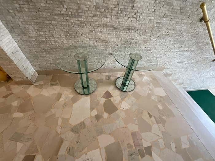 Furniture Pair Of Coffee Tables   Model Golf   Gallotti & Radice photo