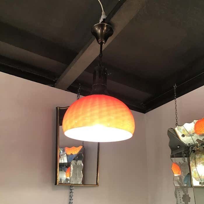 1142.0 Vistosi Chandelier Murano Glass Metal 1955 Italy photo