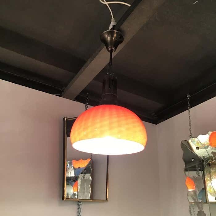 photo vinterior Vistosi Chandelier Murano Glass Metal 1955 Italy