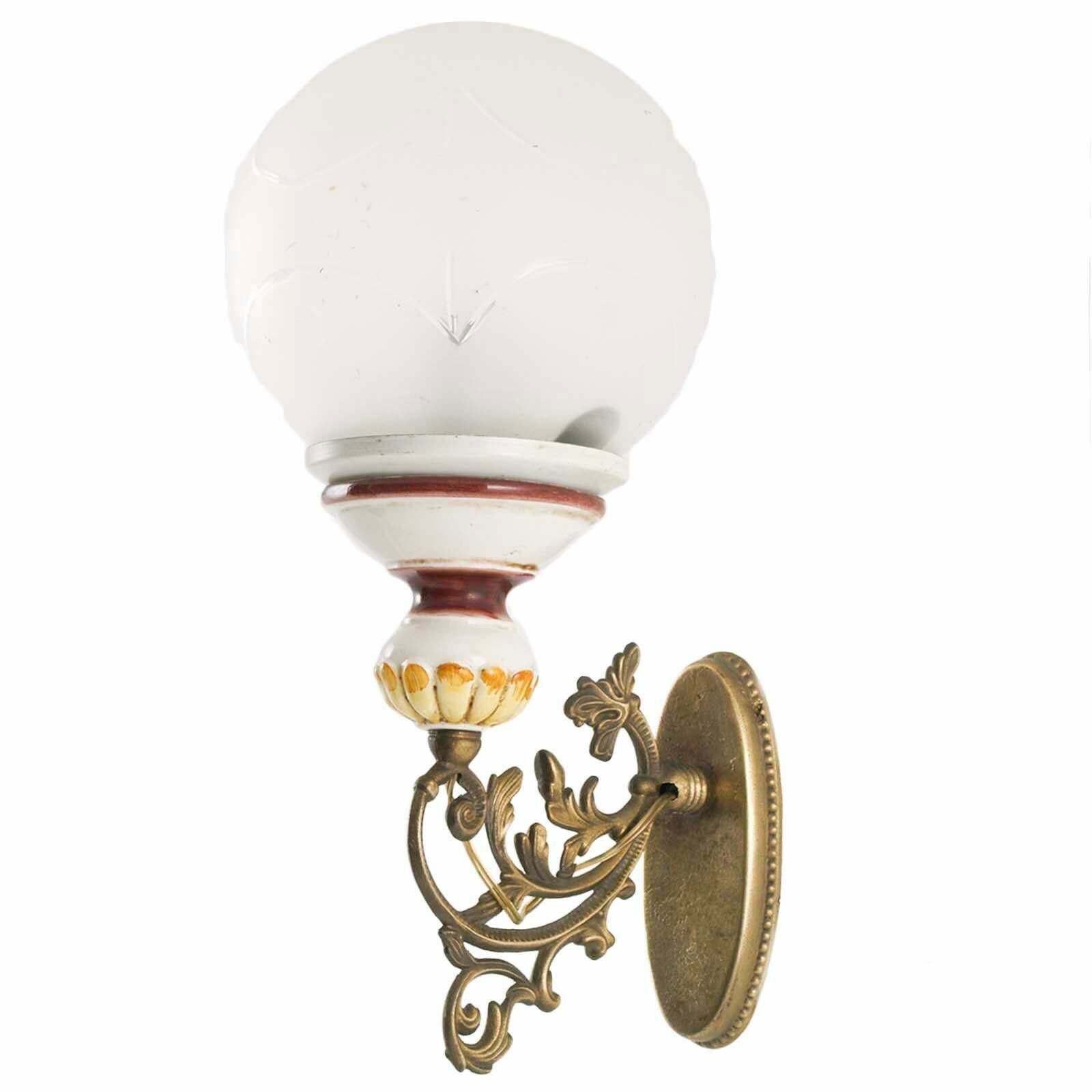 Pair Art Decò Venetian Sconces, Wall Lamps, Engraved Opaline Murano Glass Sfere photo furniture