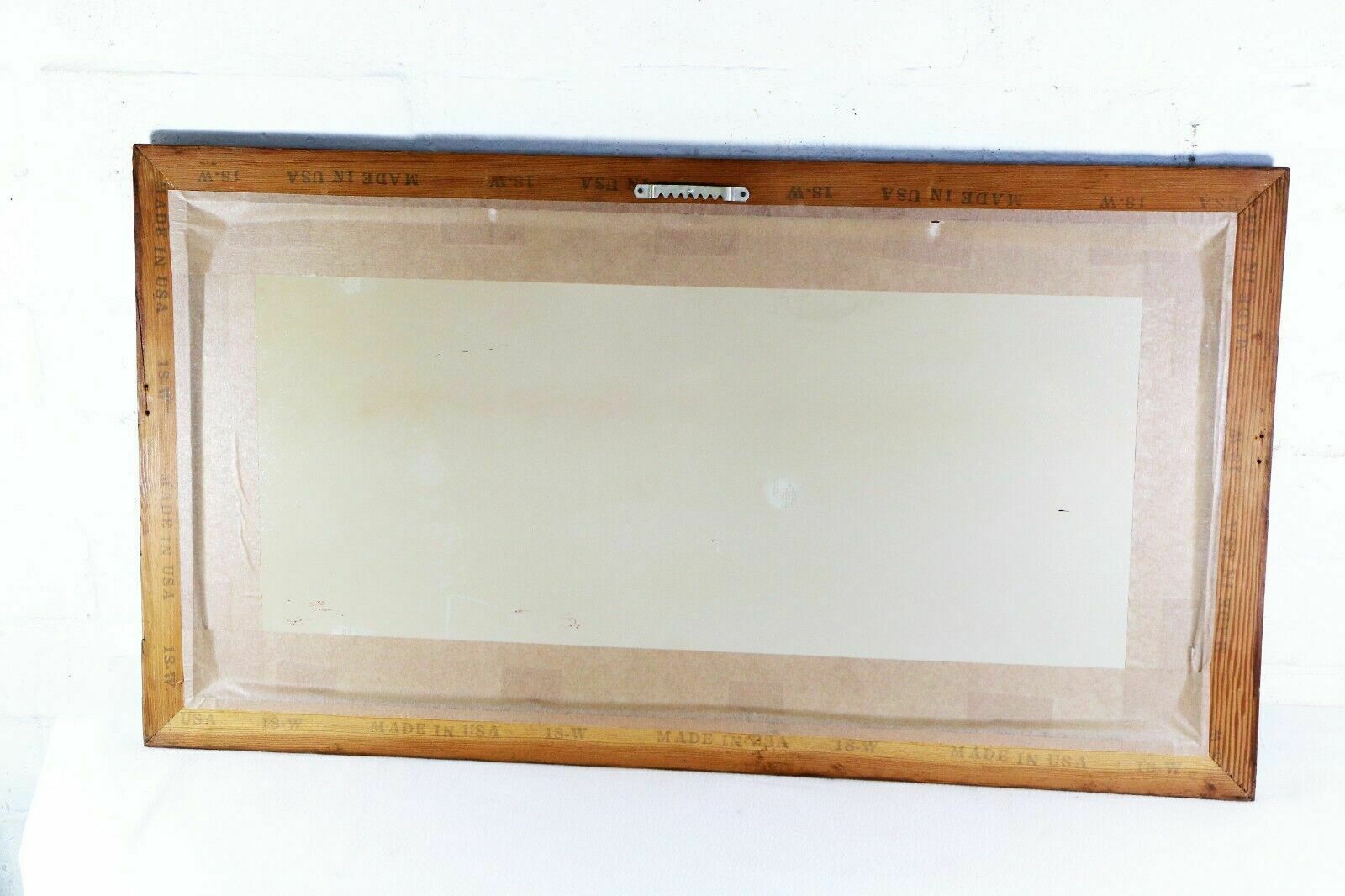 Vintage Guitar Advertising Sign Dean Markley Painted Glass Wooden Frame photo vintage