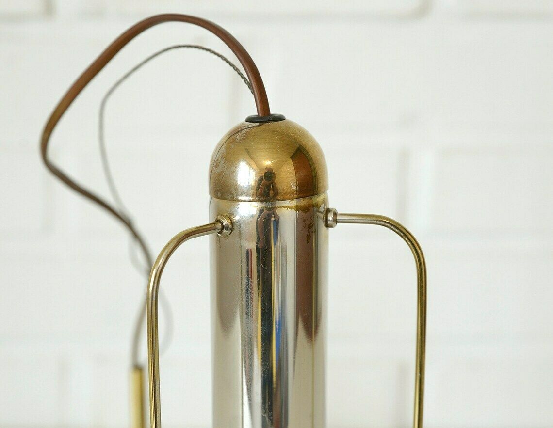 Vintage Pendant Light / Spage Age / Hanging Lamp / Minimalist Chandelier / Mid Century Modern / Post Modern Light Fixture photo buy