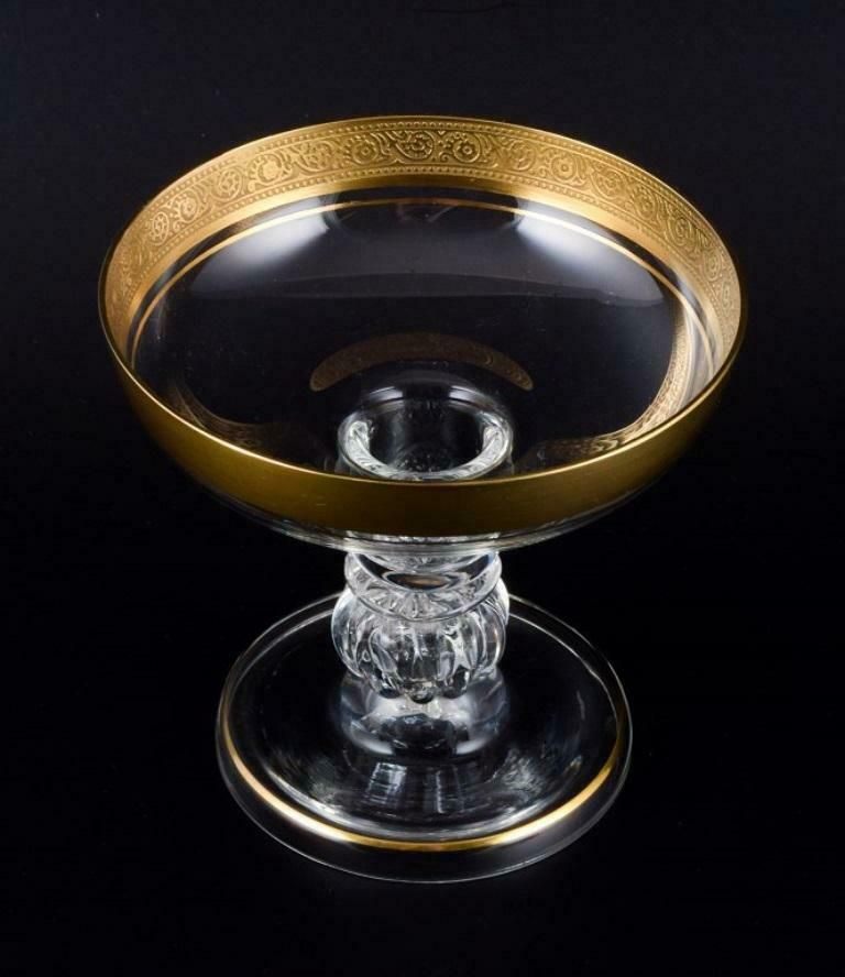 Rimpler Kristall, Zwiesel, Germany, Mouth Blown Crystal Champagne Glass photo for sale