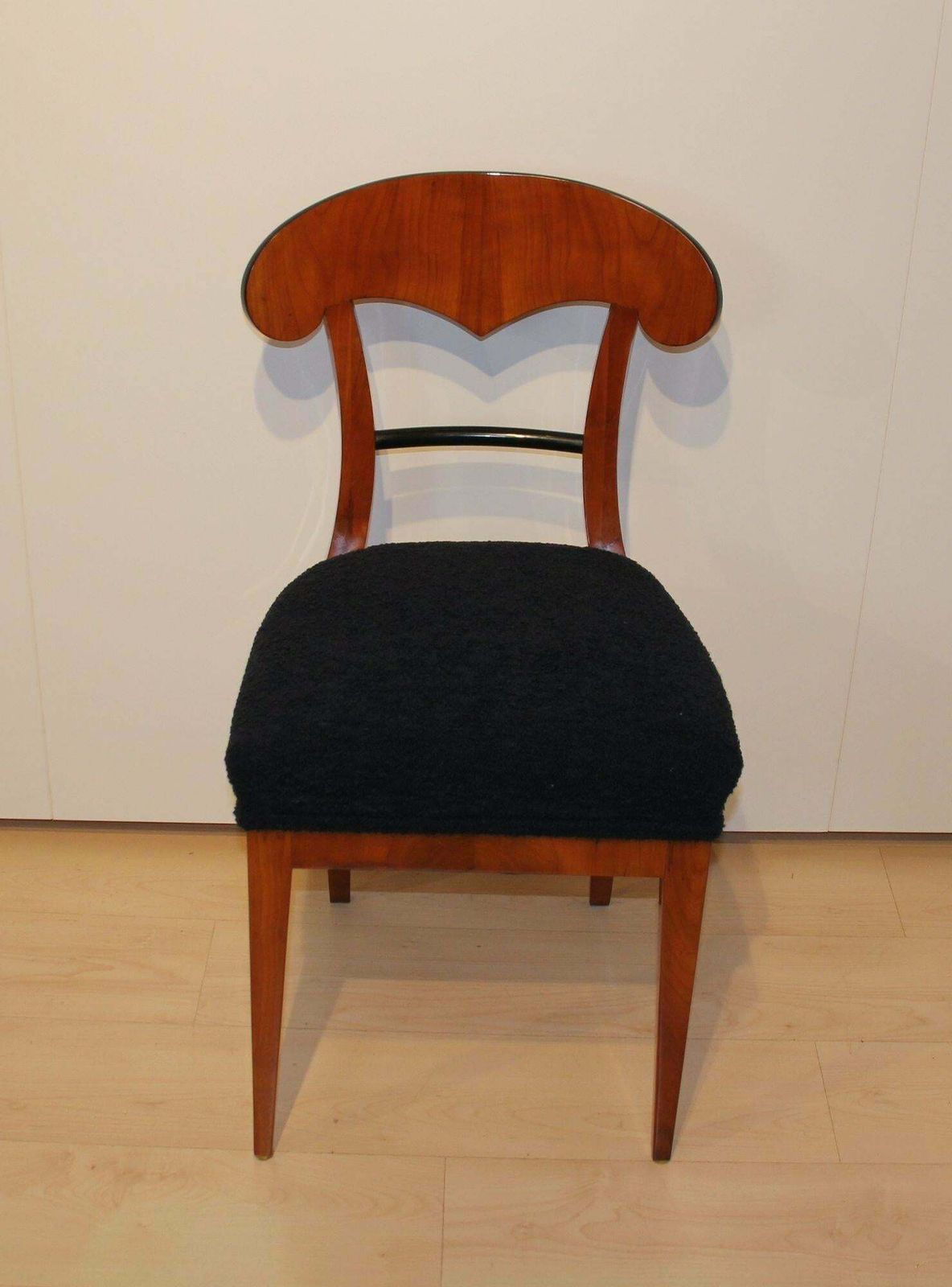 Biedermeier Shovel Chair, Cherry Veneer, South Germany Circa 1820 photo furniture
