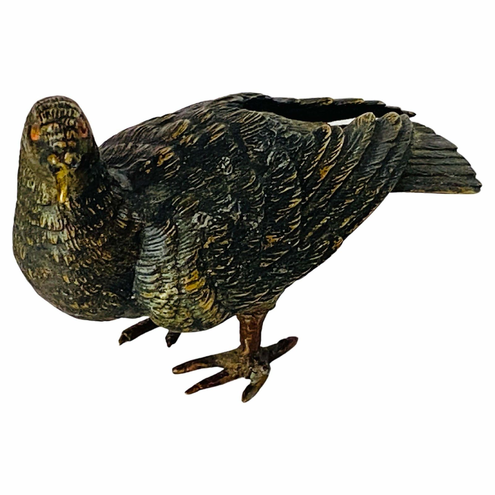 Antique Vienna Bronze Sculpture Of A Partridge By Bergman, Austria, Ca. 1900 photo furniture