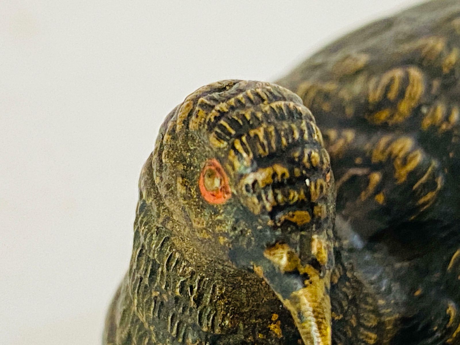 Antique Vienna Bronze Sculpture Of A Partridge By Bergman, Austria, Ca. 1900 photo for sale