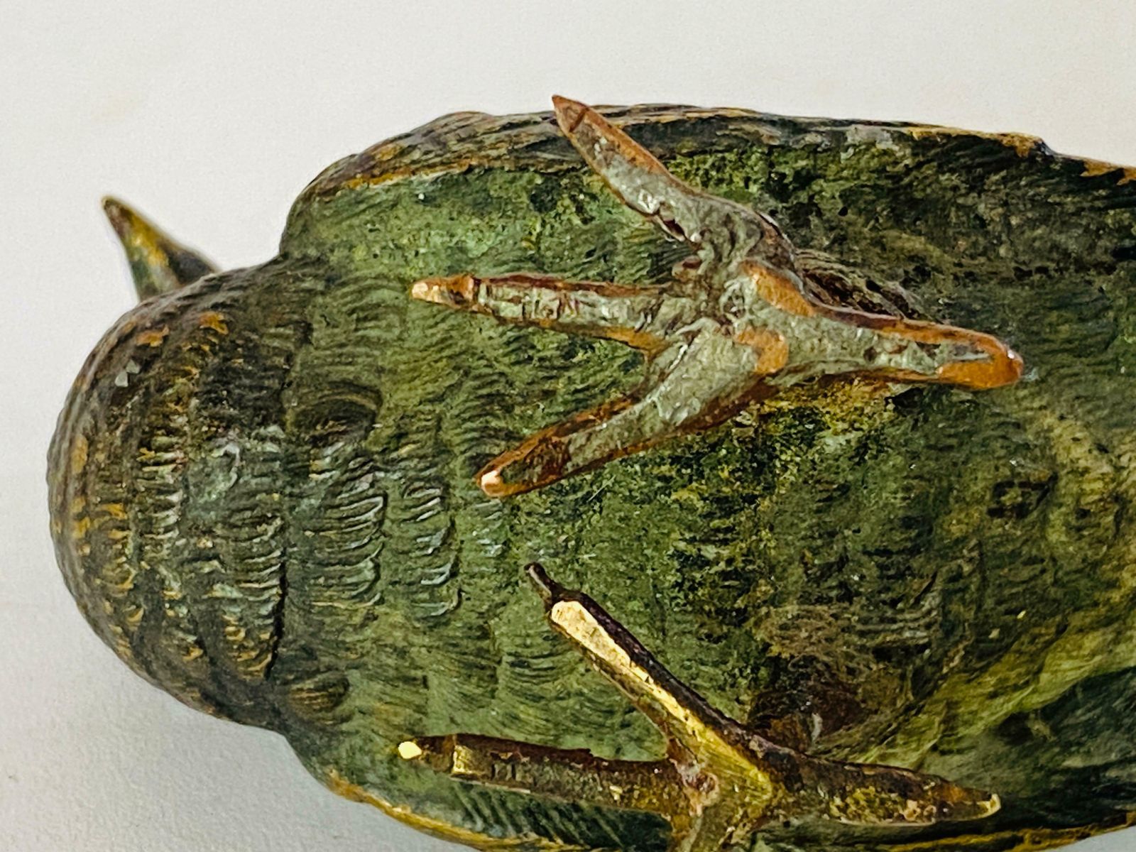 Antique Vienna Bronze Sculpture Of A Partridge By Bergman, Austria, Ca. 1900 photo 474.0