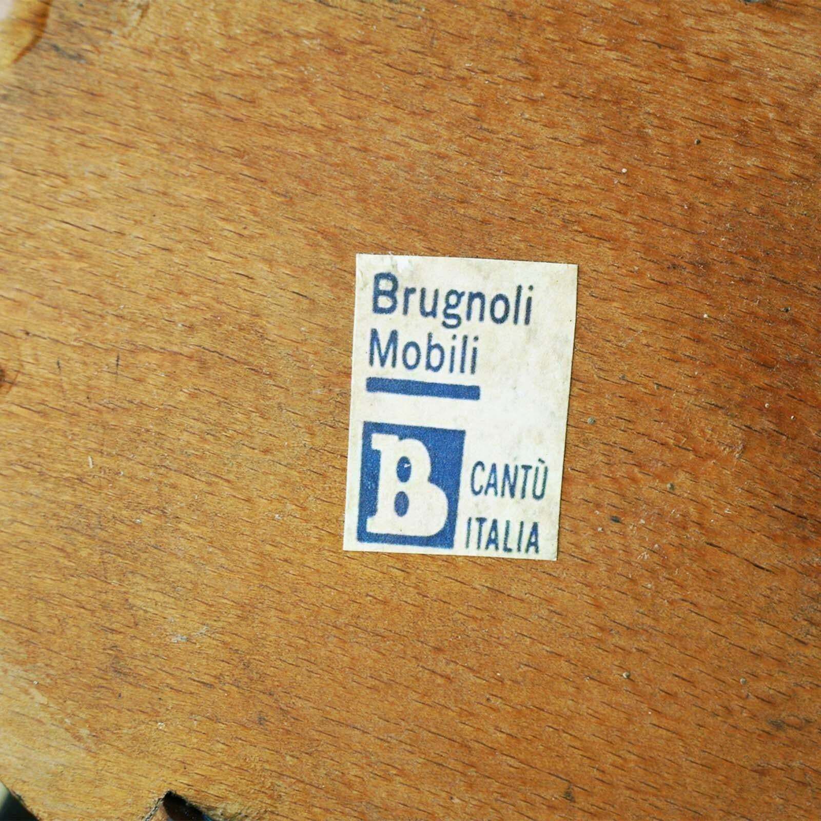 Mid Century Italy Tripode Round Coffee Table By Paolo Buffa For Brugnoli, Cantù photo vinterior