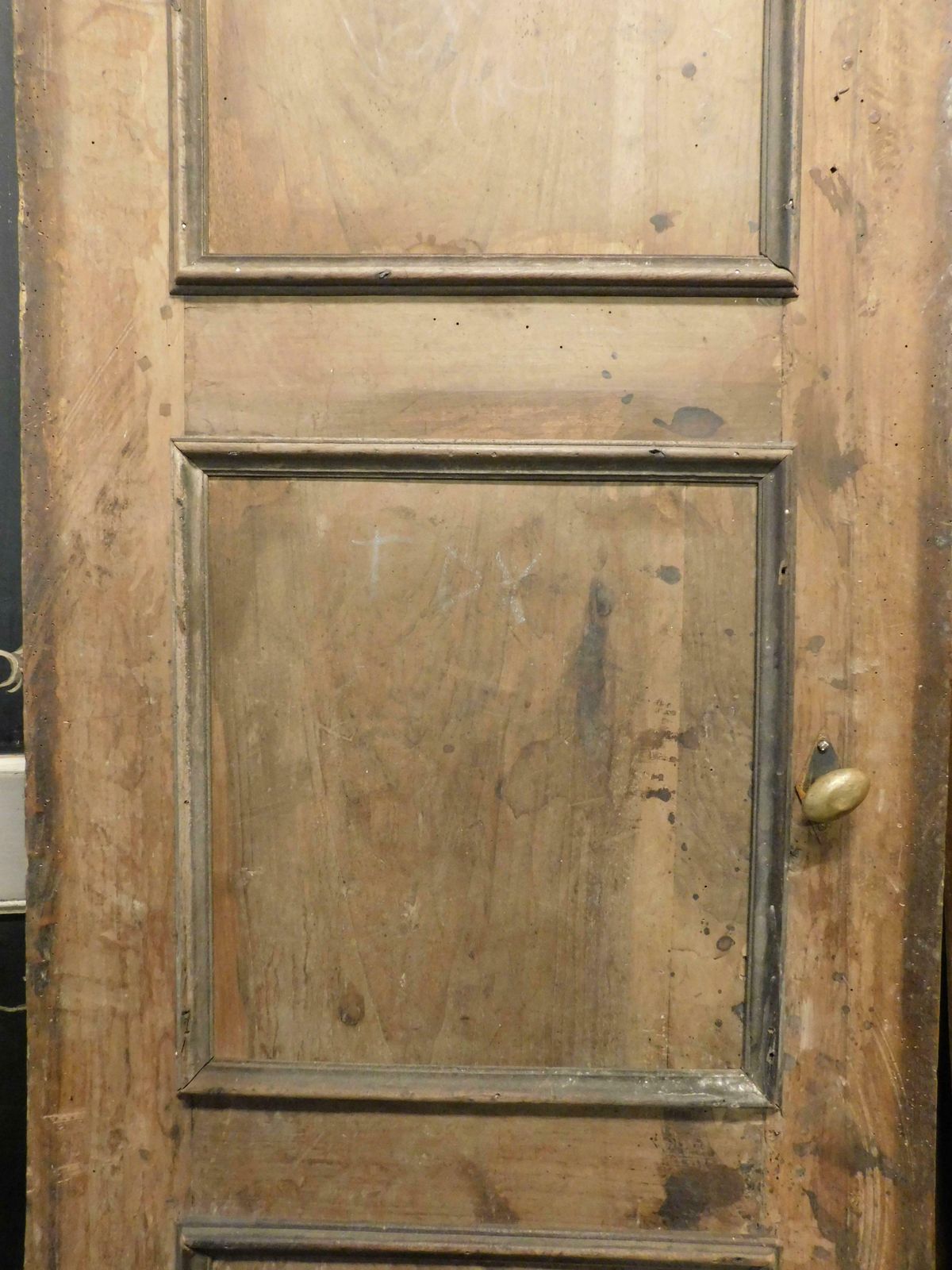 Set Of 2 Walnut Wood Panelled Doors, 18th Century Italy photo buy