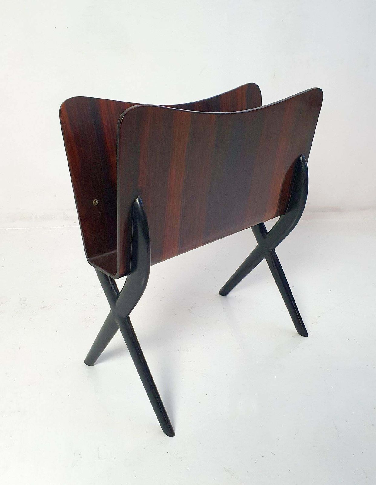 Midcentury Magazine Rack In The Manner Of Ico Parisi, Italy photo 1800.0