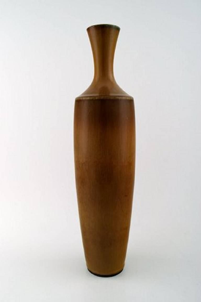 Large Berndt Friberg Studio Art Pottery Vase, Modern Swedish, Mid 20 Century photo furniture