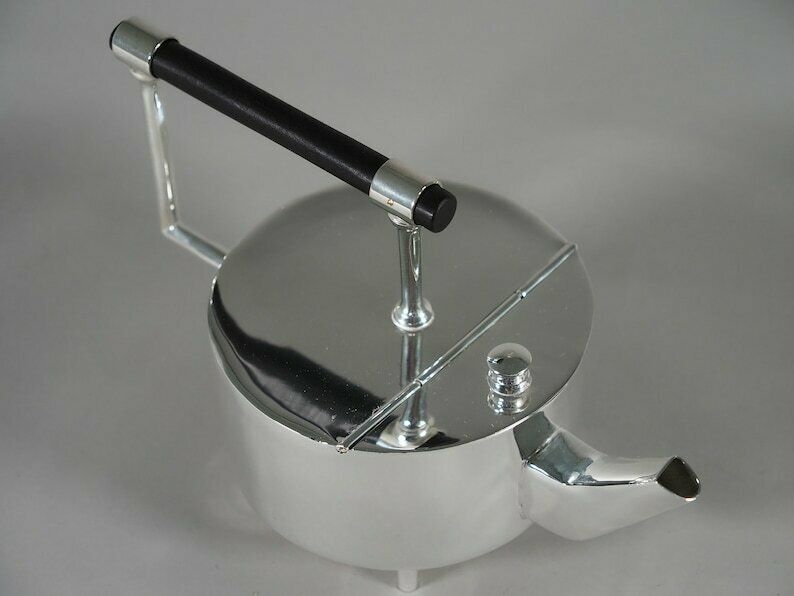 Christopher Dresser (1834 1904)   Silver Plated Teapot, Beautiful Design, Vintage, Gift, Decorative Object In The Kitchen photo 215.0