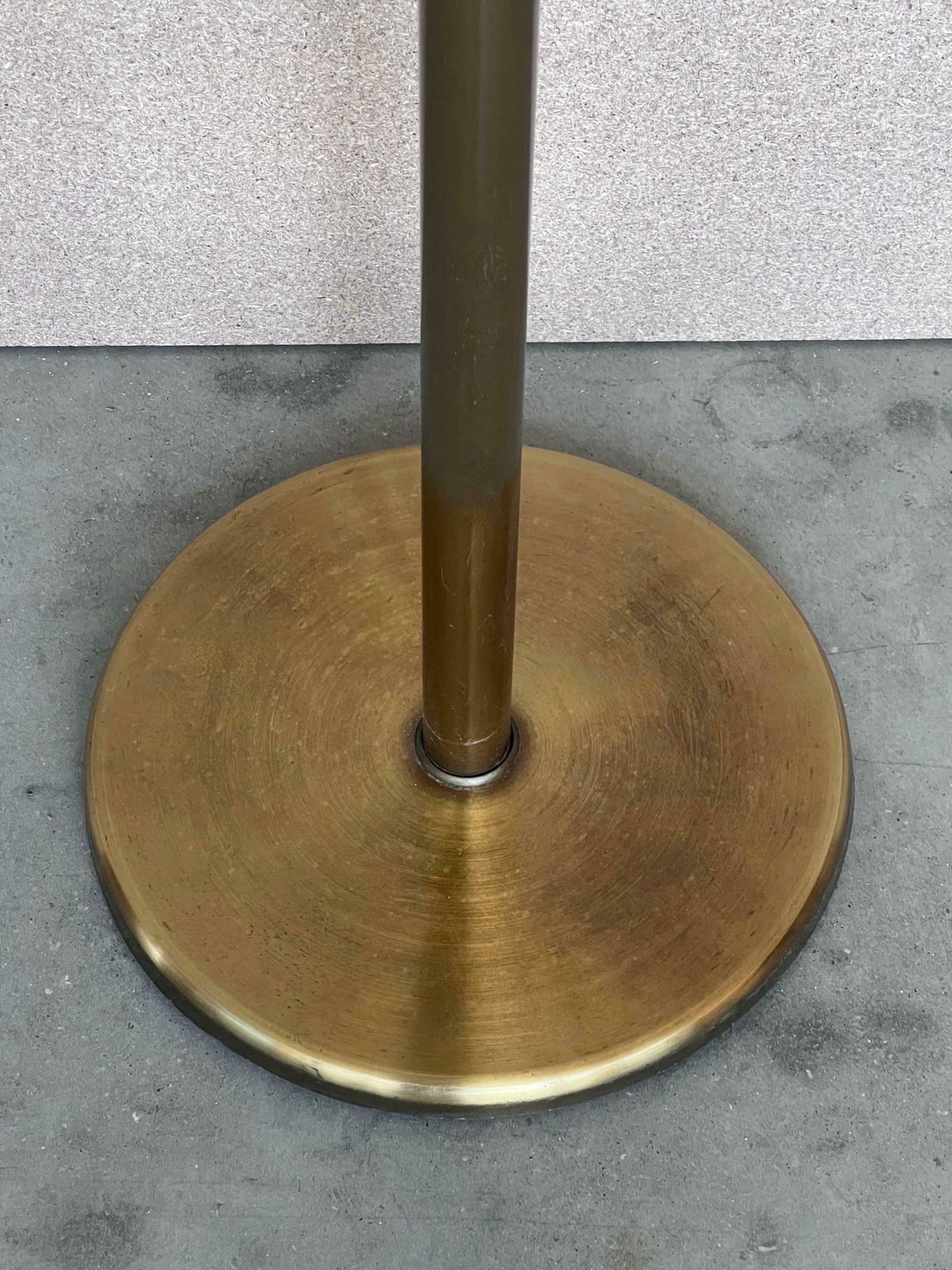 French Art Deco Gentleman’s Floor Standing Brass Suit Hanger Or Dumb Valet photo vintage