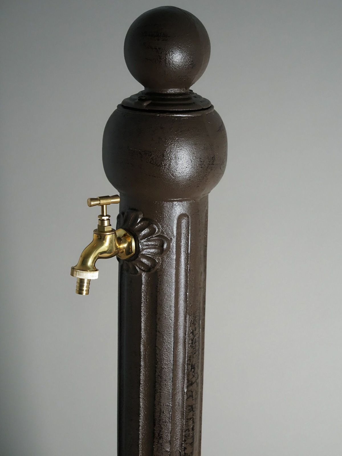 Water Column Water Pump Cast Iron Garden Fountain Rustic Antique H.97 Cm photo Garden Decor