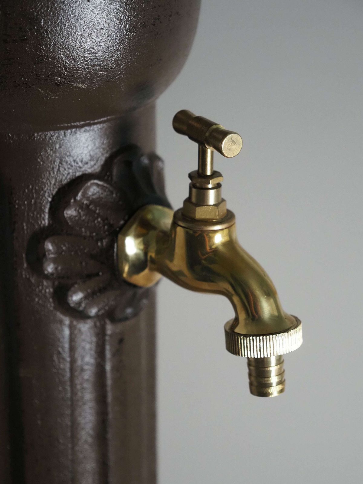 Water Column Water Pump Cast Iron Garden Fountain Rustic Antique H.97 Cm photo vinterior