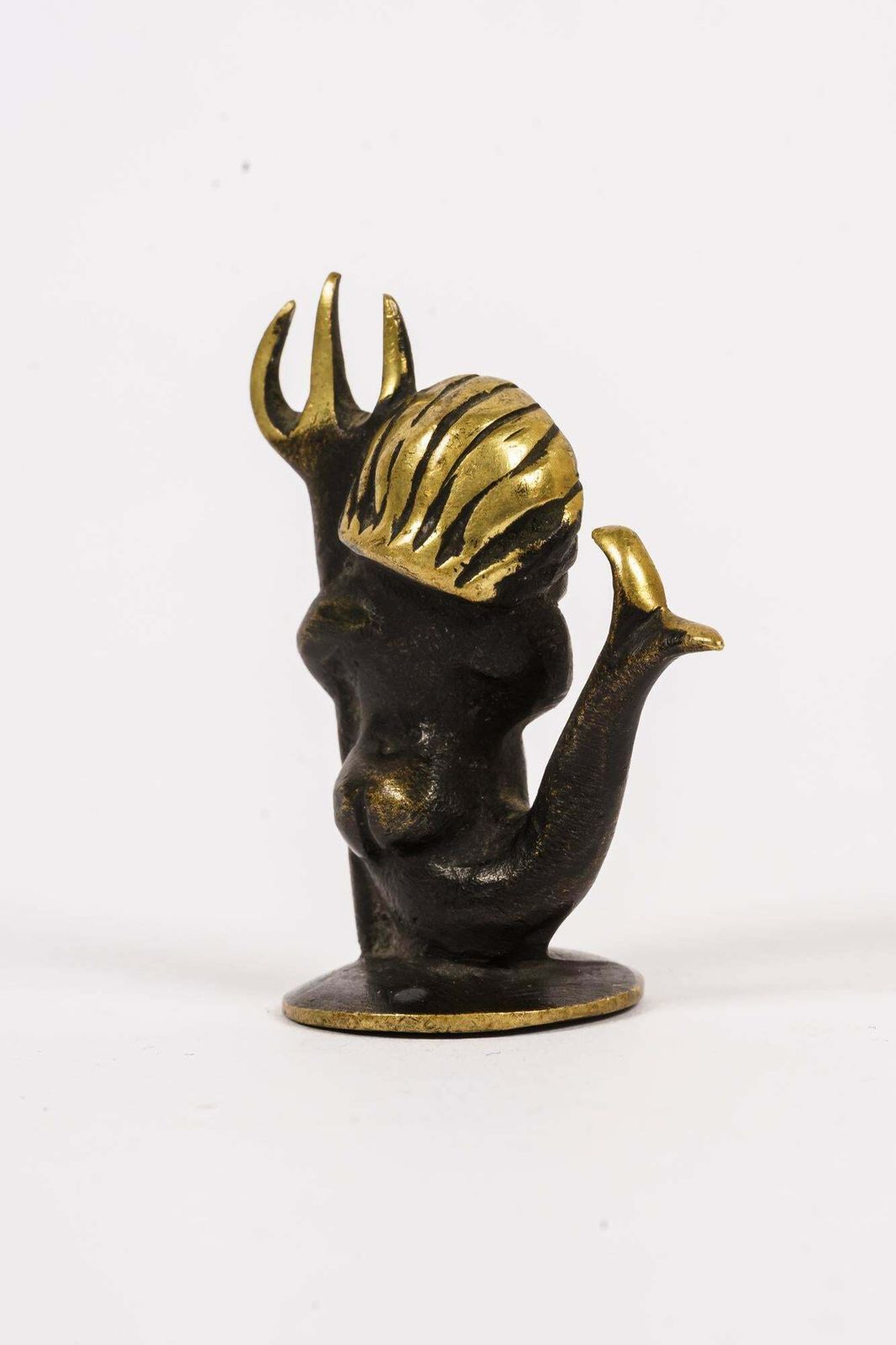 Walter Bosse Figurine Shows The Neptune Sea God, Circa 1950s ''Marked On Bottom'' photo Art