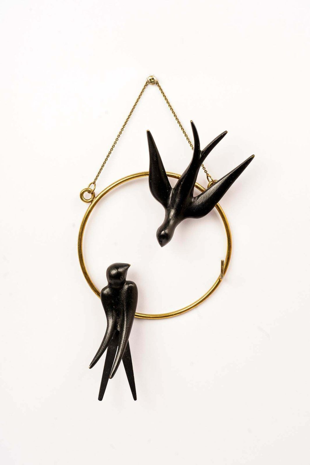 Walter Bosse Swallow Birds Key Holder Around 1950s photo furniture