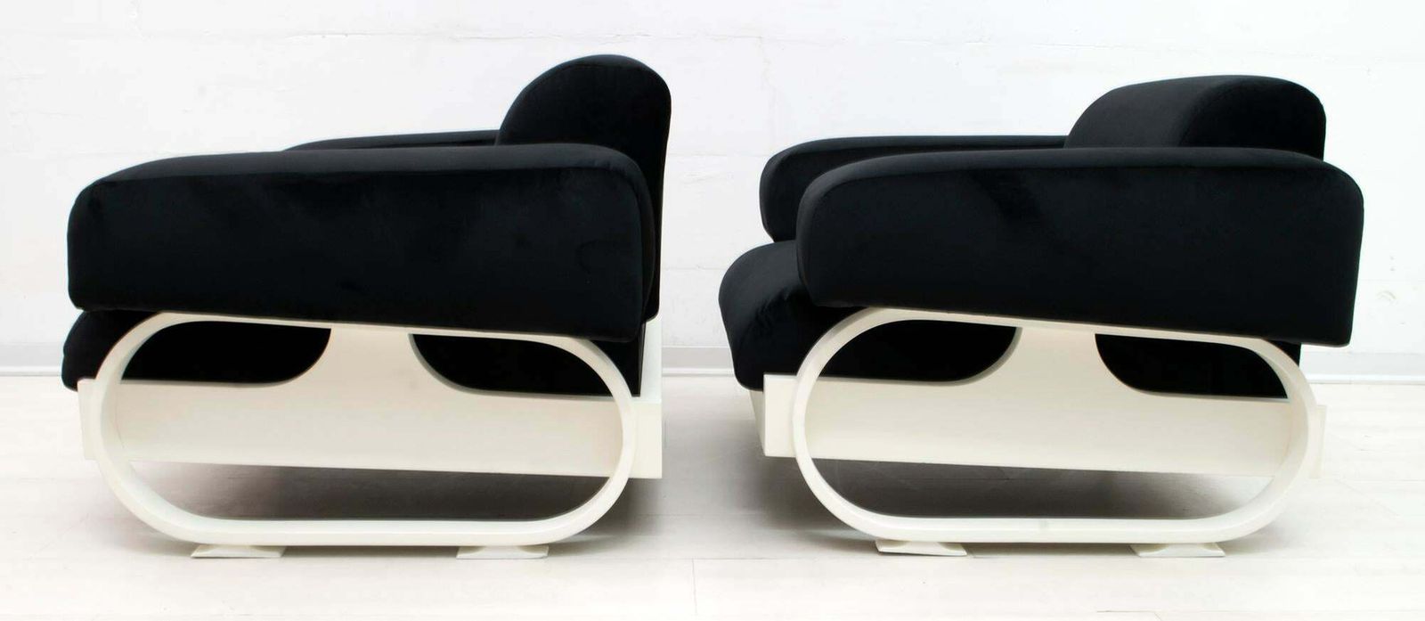Pair Of Mid Century Modern Italian Velvet Armchairs, 1960s photo furniture