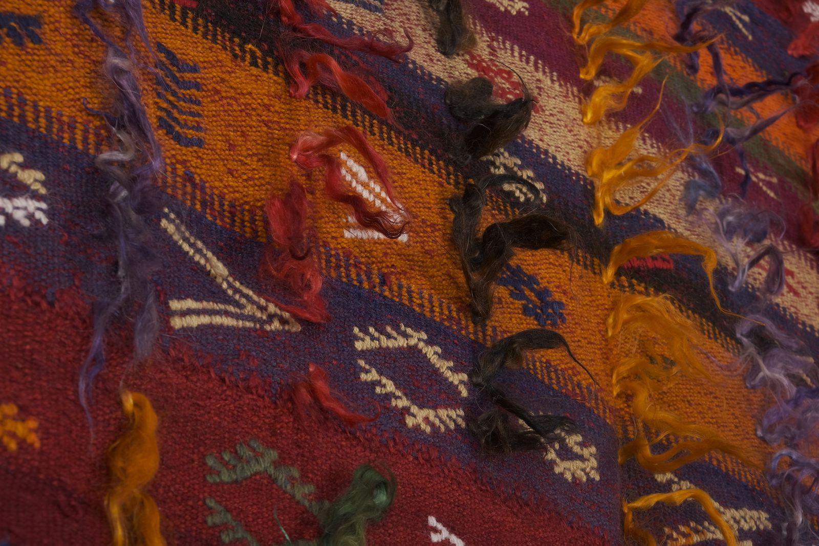 photo for sale Vintage Mid Century Angora Filikli Rug 4'8'' X 5'11''