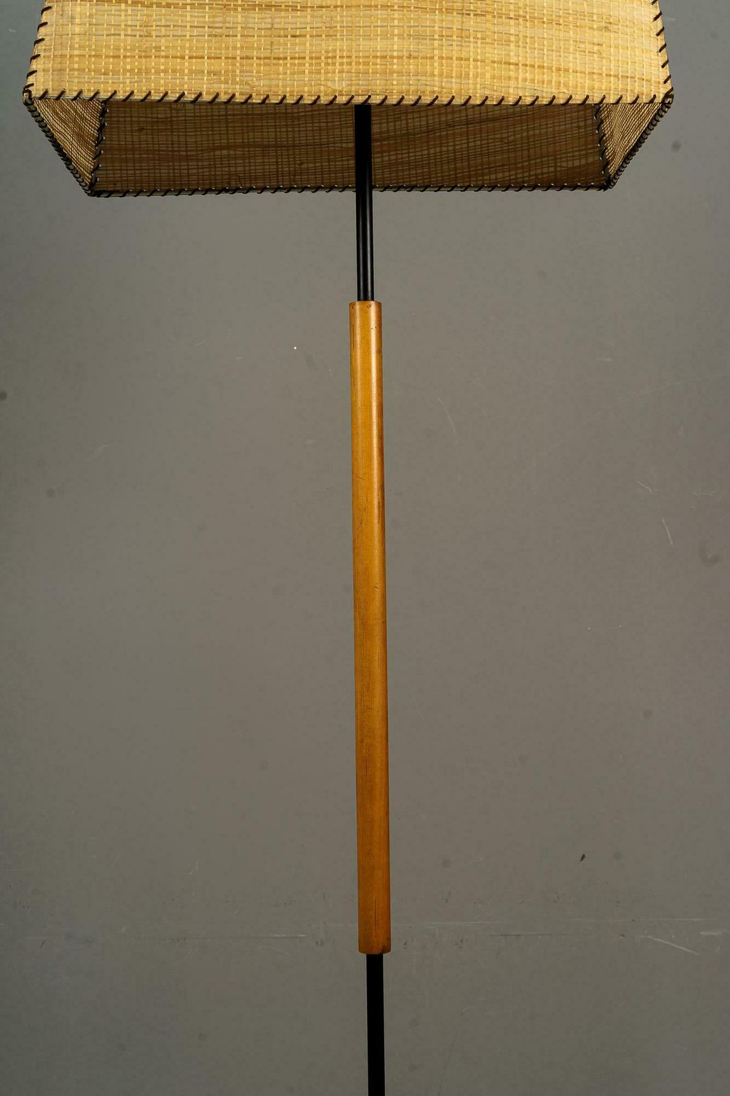 Rare J.T.Kalmar Floor Lamp With Original Shade Vienna Around 1950s photo 3334.0