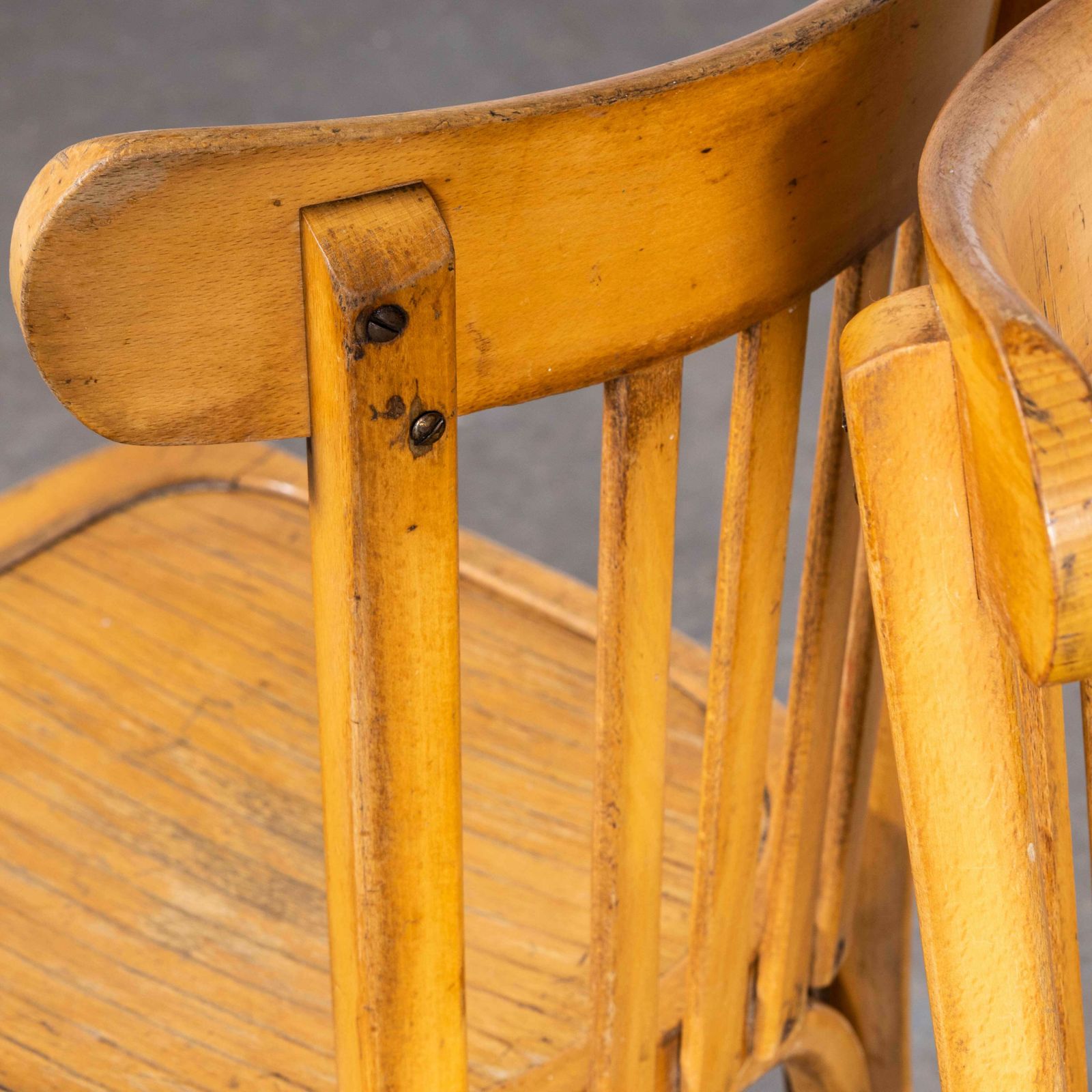 1950’s Luterma Blonde Oak Bentwood Dining Chair – Set Of Pair photo buy