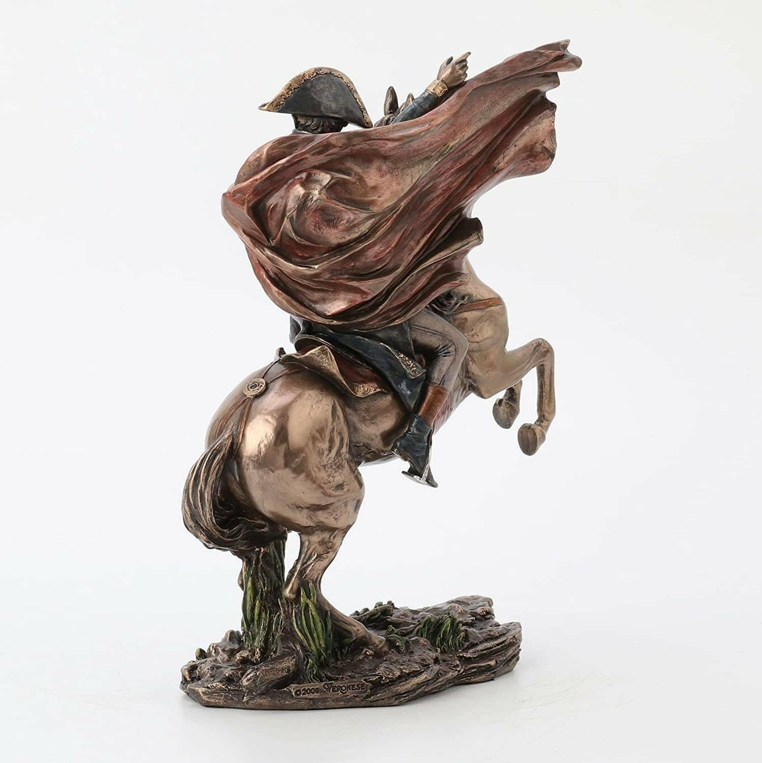 Napoleon Bonaparte Figure Antique Equestrian Figure Horse Statue Horse Sculpture Veronese photo Home Decor