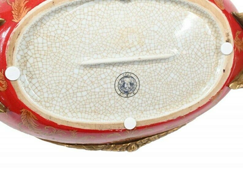Antique Gorgeous French Art Nouveau Style Porcelain Dish, Wedding Gift, Home Deco, Office Deco photo buy