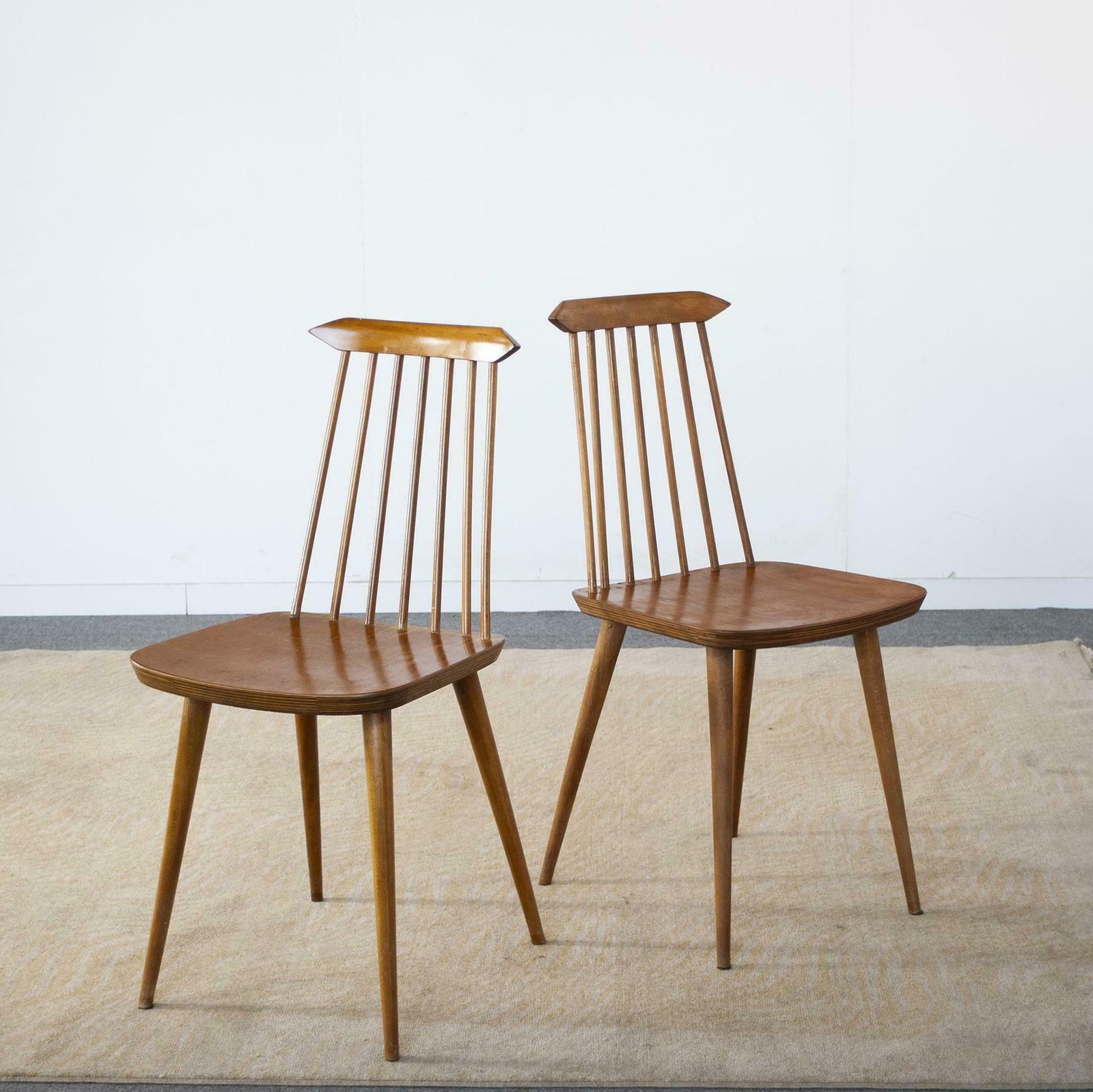 Furniture Folke Pålsson Set Of Six Chairs In The Style From The Sixties photo