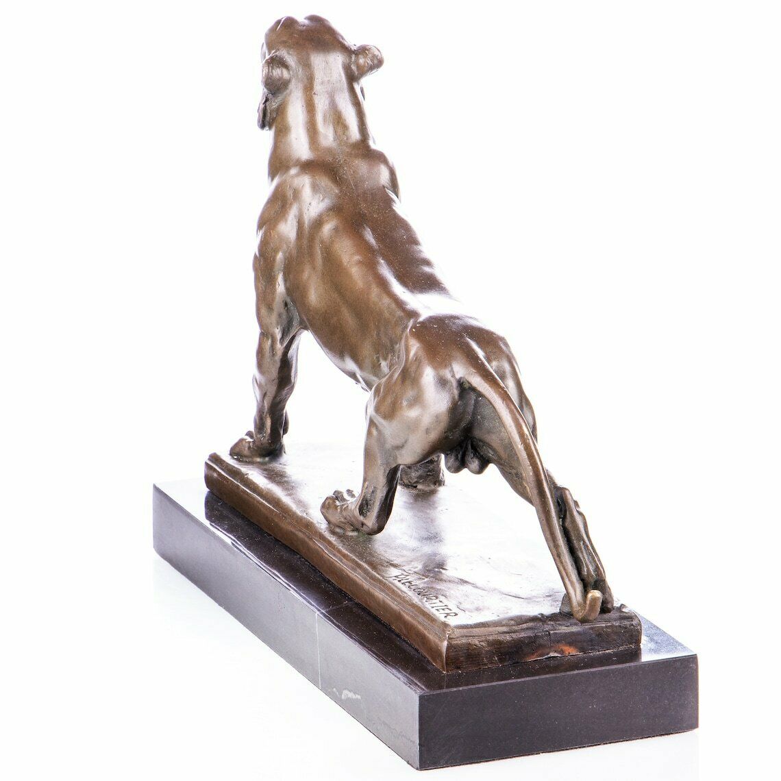 Elephants Bronze Figure On Marble Base, Amazing Sculpture Of Wild Animal, Signed Statue, Gift Idea, Office And Home Decoration photo furniture
