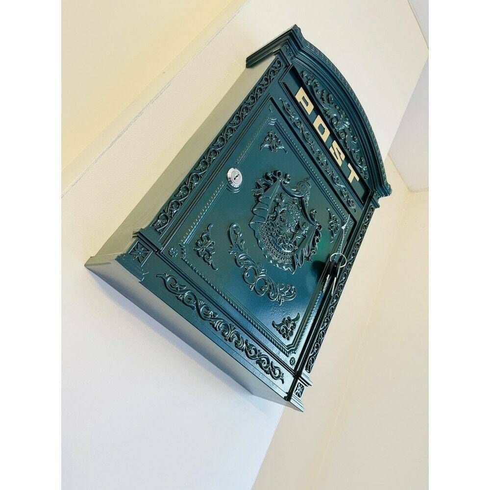 Antique Style Letterbox, Mailbox, Vintage Letterbox, Post Box, Pillar Box And Mailbox. photo Home Decor